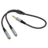 2-In-1 -Audio Adapter Cable For 3.5mm male to female